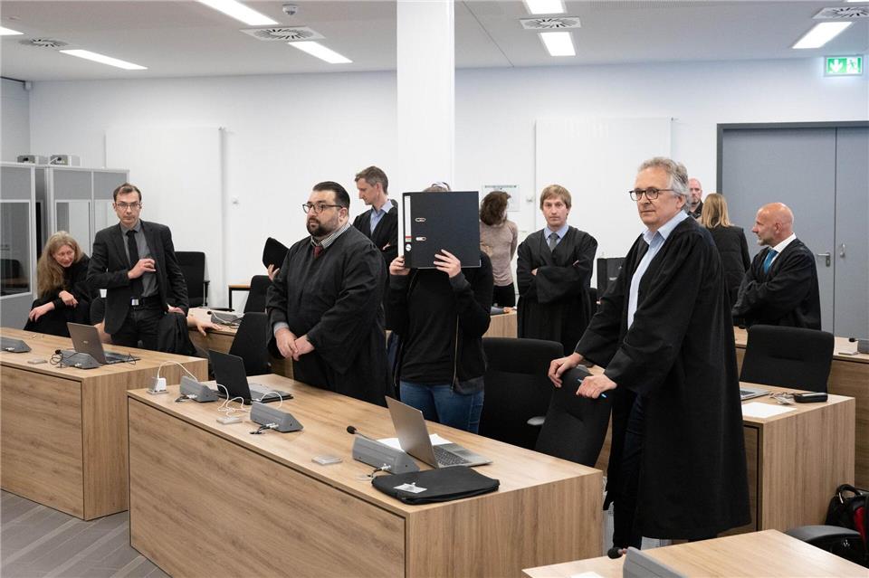 Im Prozess gegen Lina E. und weitere Angeklagte sprach das OLG Dresden 2023 das Urteil. (Archivbild)Sebastian Kahnert/dpa