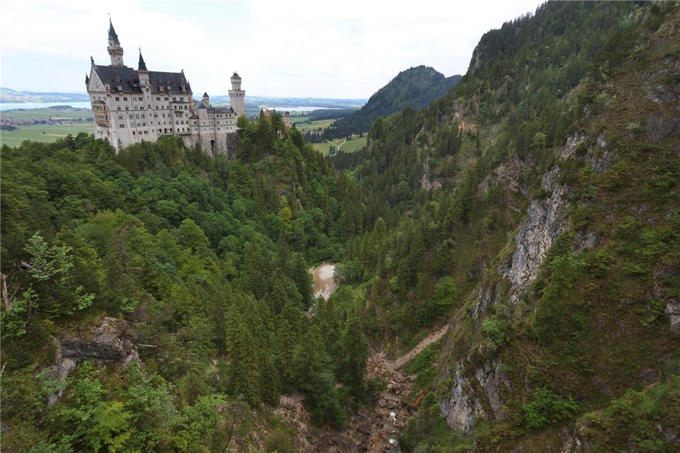 Im Restaurant am Schloss Neuschwanstein kam es zu einem kleineren Brand. (Archivbild)Karl-Josef Hildenbrand/dpa