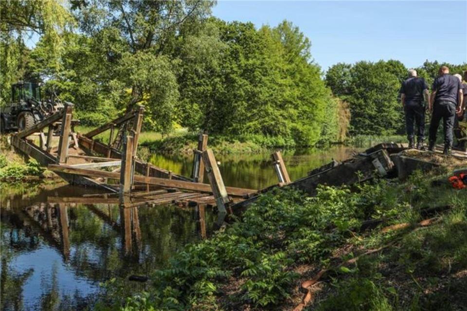 Im Rodelbergpark war vor drei Jahren ein Mitarbeiter der Stadt Bocholt bei Arbeiten tödlich verletzt worden.