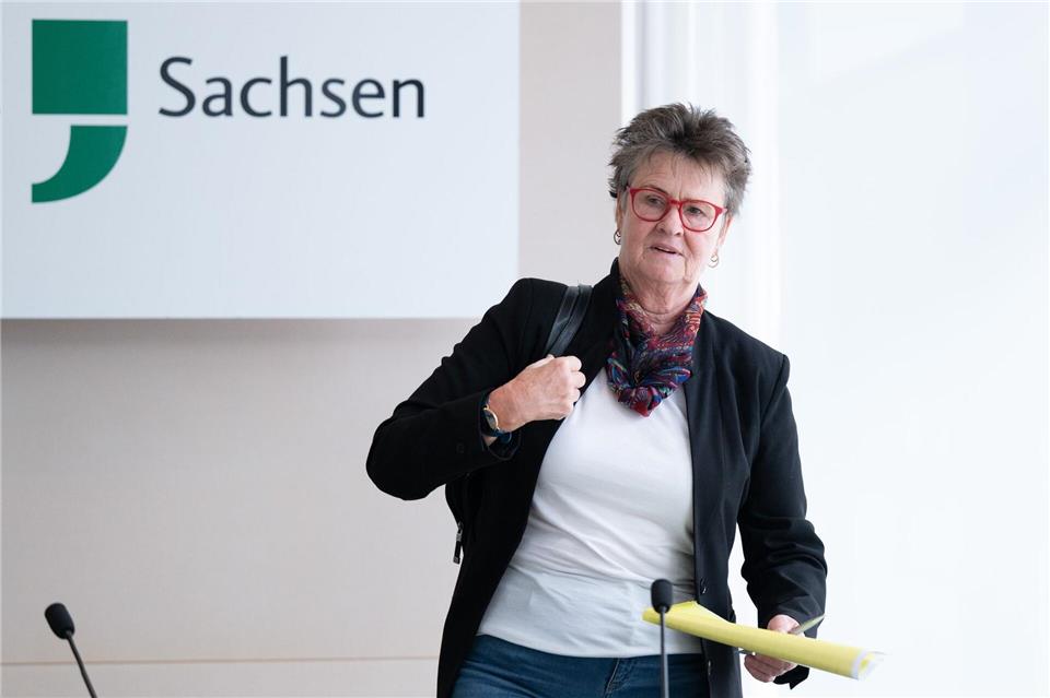 Im September hatte Sabine Zimmermann (BSW) angekündigt, sich aus der Politik zurückzuziehen. (Archivbild)Sebastian Kahnert/dpa