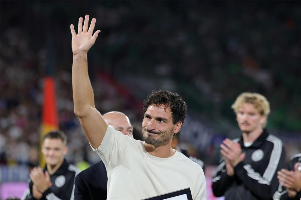Im September wurde Mats Hummels vom Nationalteam verabschiedet. (Archivbild)Rolf Vennenbernd/dpa