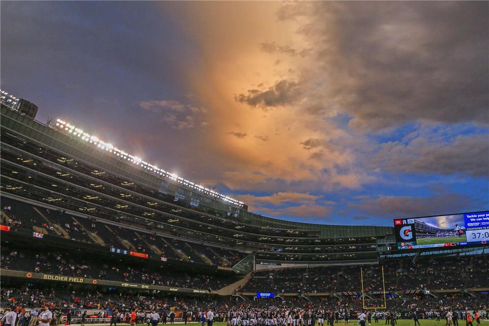 Im Soldier Field spielte Deutschland bei der WM 1994. (Archivbild)picture alliance / dpa