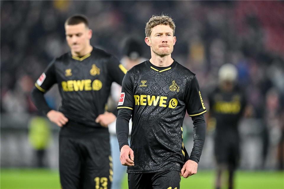 Im Sommer ist Schluss: Kölns Kainz (r) beendet seine Fußball-Karriere. (Archivbild)Harry Langer/dpa