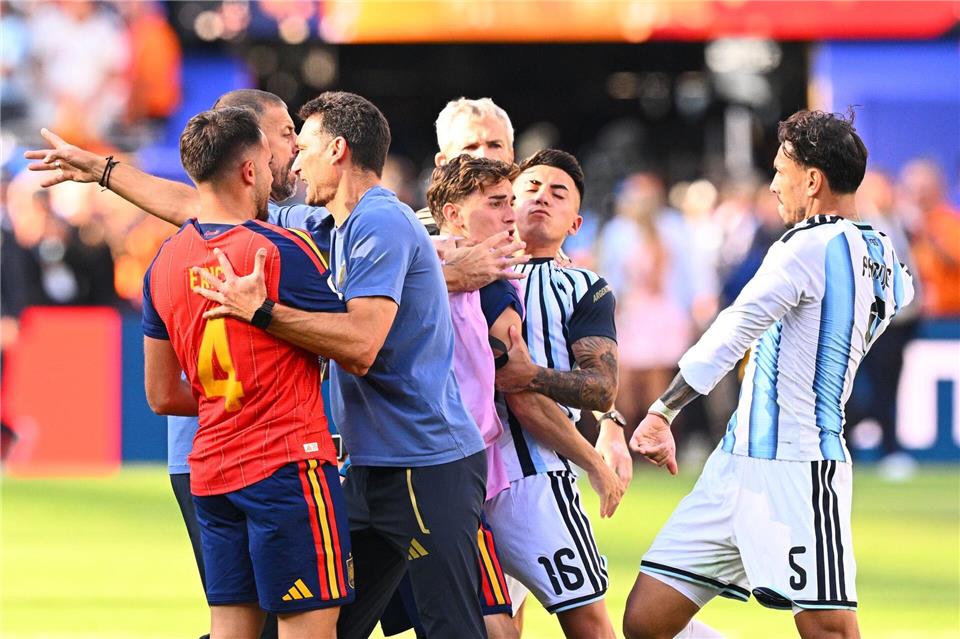 Im WM-Finale zwischen Spanien und Argentinien ging es hoch her. (Archivbild)Tom Weller/dpa