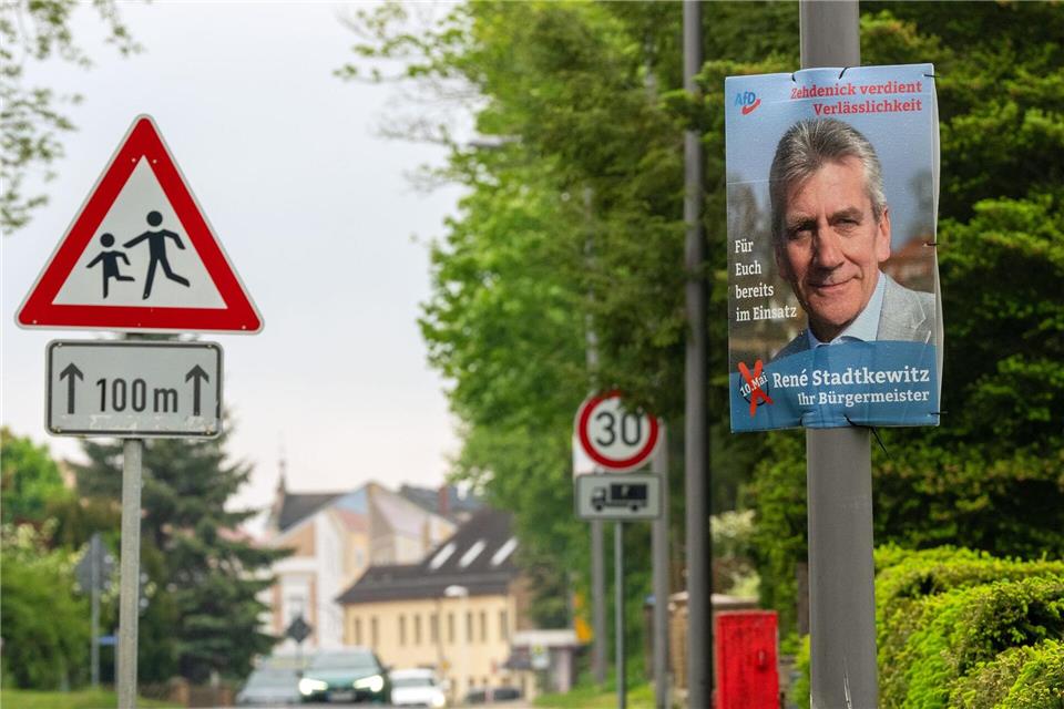 Im Wahlkampf hatte Stadtkewitz damit geworben, ein verlässlicher Bürgermeister zu werden.Soeren Stache/dpa
