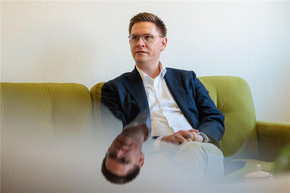 Im Wahlkampf sparte Steiniger nicht mit Attacken auf den politischen Gegner. (Archivbild)Jörg Halisch/dpa