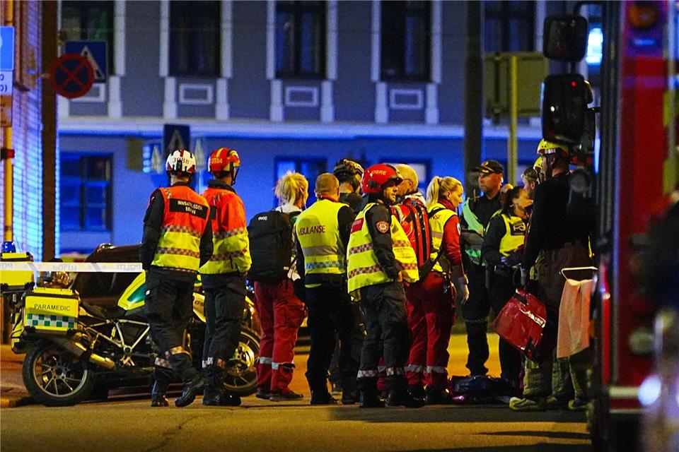Im Zentrum von Oslo ist es am Abend zu einer Explosion gekommen. Terje Pedersen/NTB/dpa