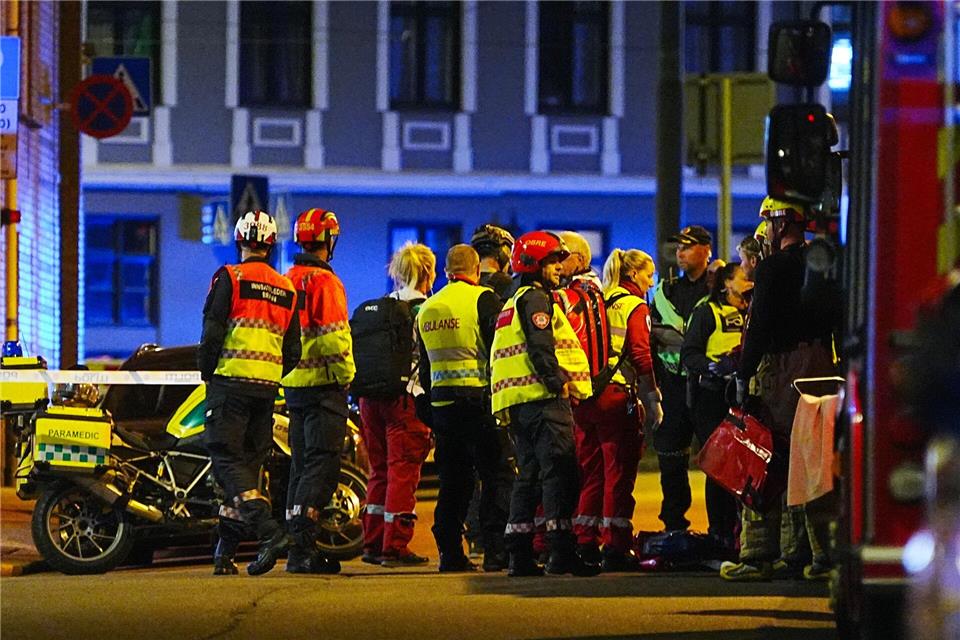Im Zentrum von Oslo ist es am Abend zu einer Explosion gekommen.Terje Pedersen/NTB/dpa
