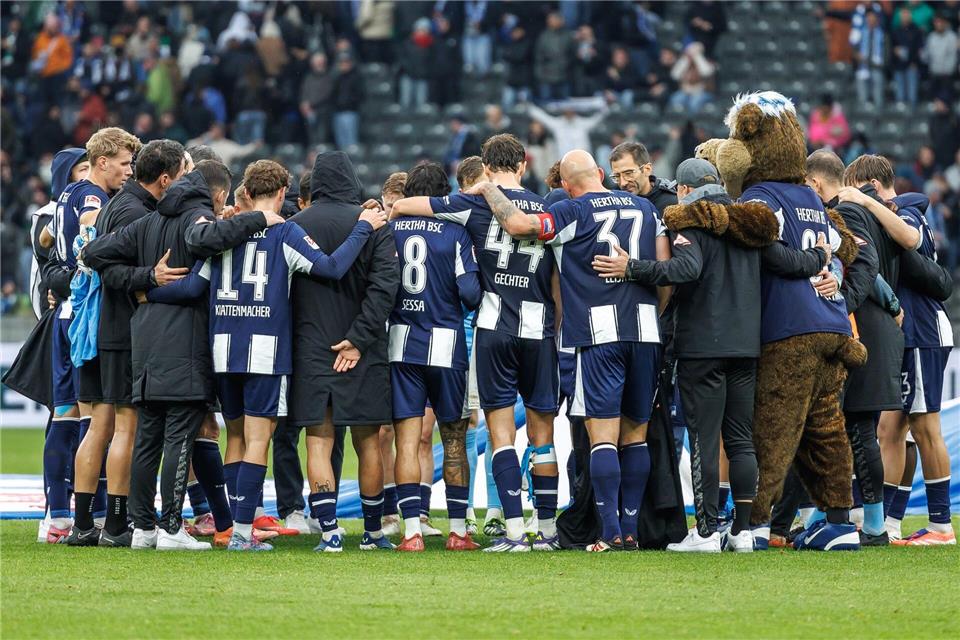 Dreimal zu Hause: Herthas Woche der Wahrheit Im heimischen Olympiastadion taten sich die Berliner in den letzten Monaten schwer. (Archivbild)Andreas Gora/dpa