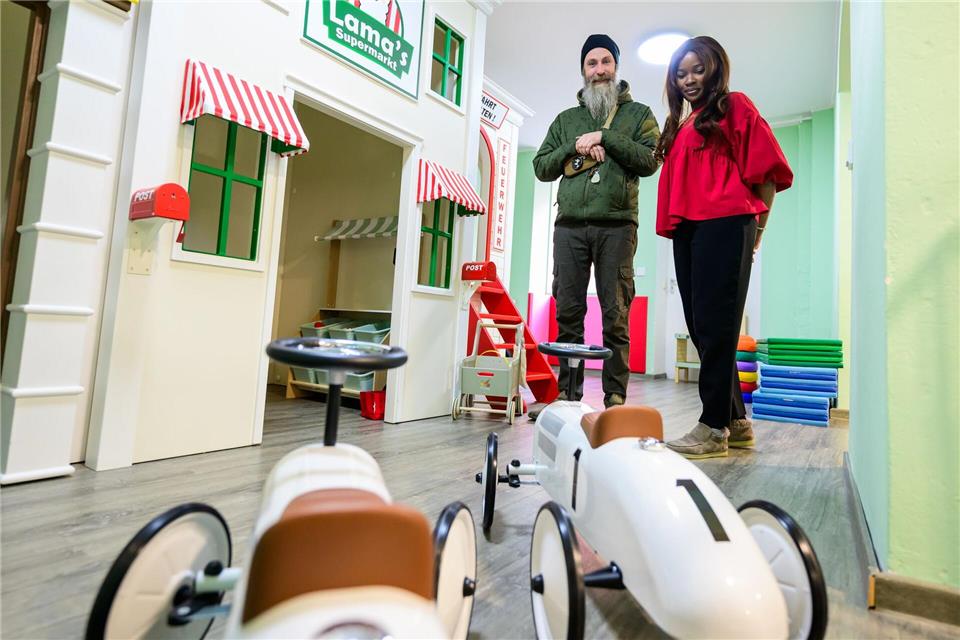 Im neuen Kindercafé in der Lüneburger Altstadt dürfen Kinder laut sein.Philipp Schulze/dpa