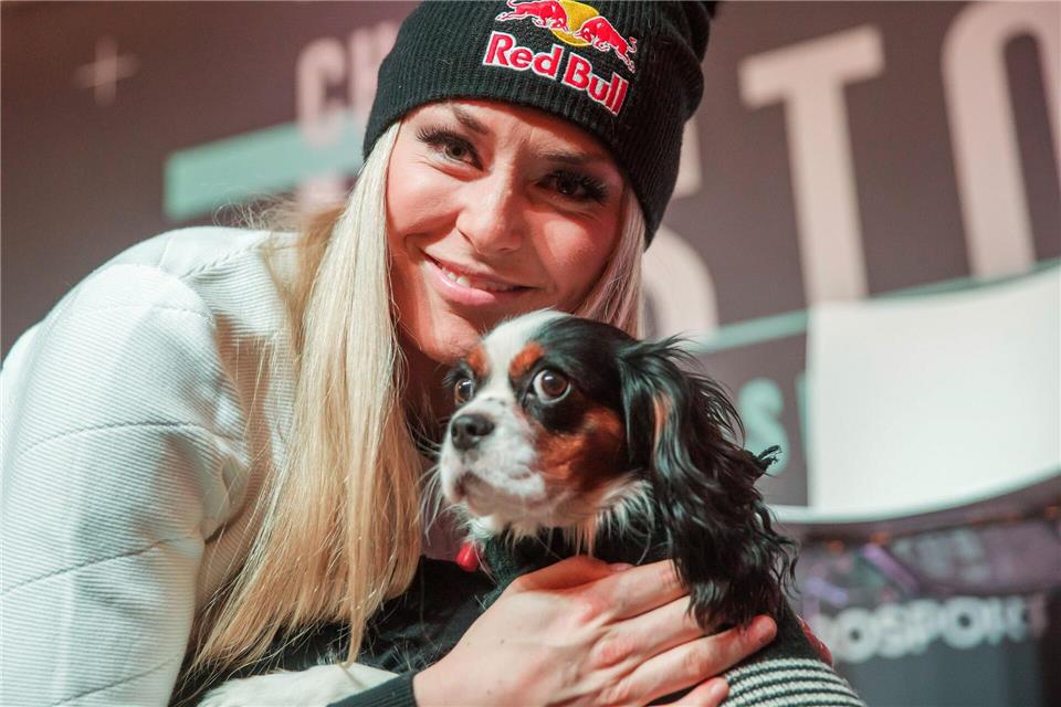 Im vergangenen Jahr starb bereits Lindsey Vonns Hund Lucy.Michael Kappeler/dpa