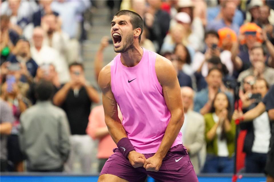 Im vergangenen Jahr triumphierte Alcaraz in Cincinnati und bei den US Open. Kirsty Wigglesworth/AP/dpa