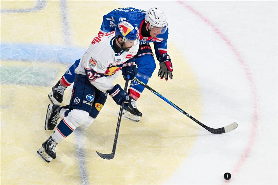 Im vierten Halbfinal gelang München gegen Mannheim der erste Sieg (Archivbild).Uwe Anspach/dpa