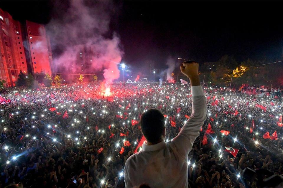 Imamoglus Sieg bei der Bürgermeisterwahl in Istanbul 2019 war ein Dämpfer für Präsident Erdogan. (Archivbild)Onur Gunay/Imamoglu Media team/dpa