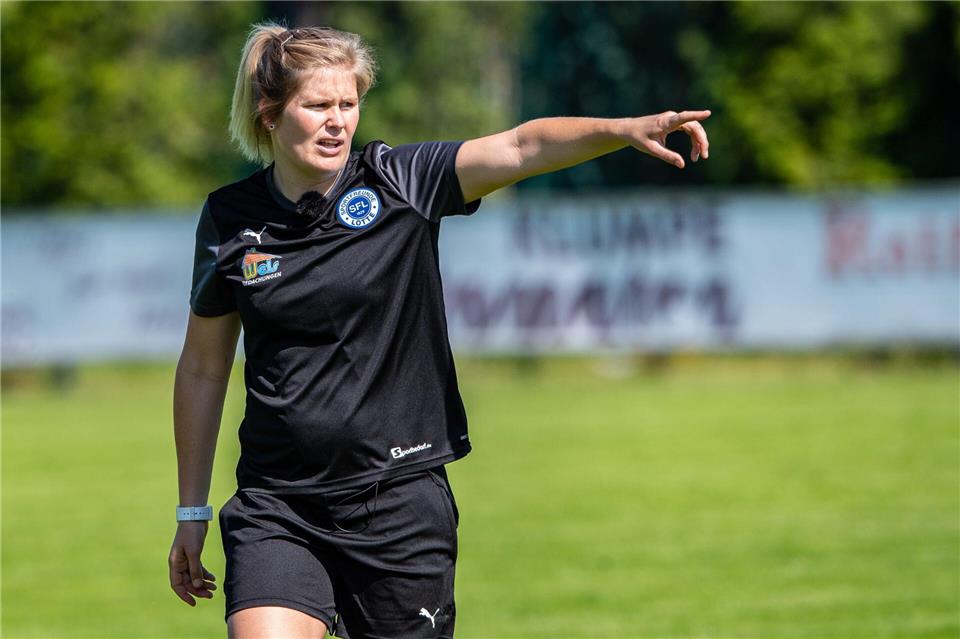 Imke Wübbenhorst ist seit 2022 Trainerin des Frauen-Teams von Young Boys Bern. (Archivbild)Guido Kirchner/dpa