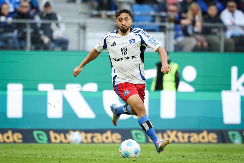 Immanuel Pherai wechselt vom HSV zum Zweitligisten SV Elversberg.Christian Charisius/dpa