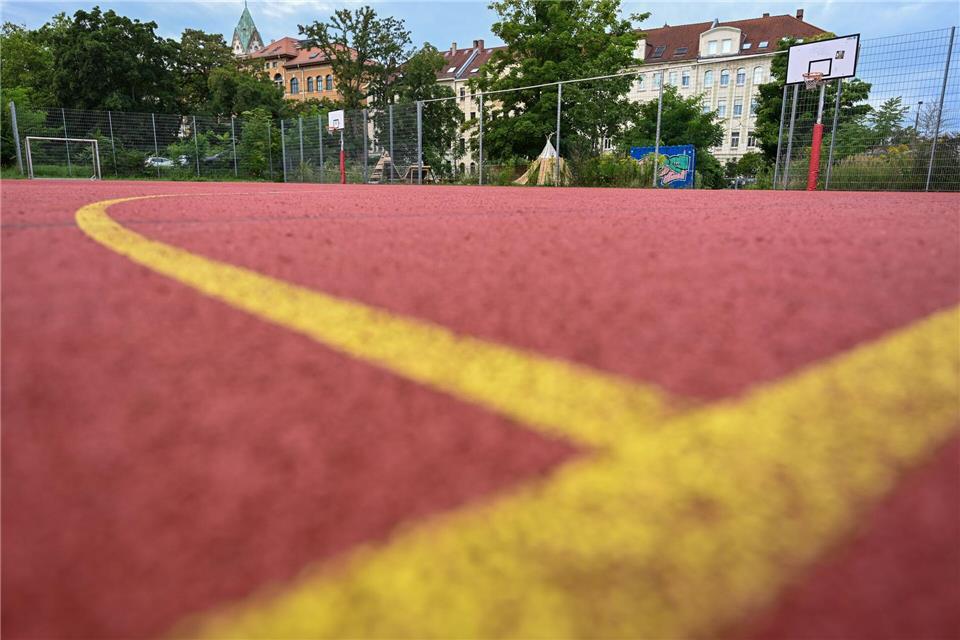 Immer mehr Schulhöfe in Sachsen öffnen für FreizeitsportlerHendrik Schmidt/dpa