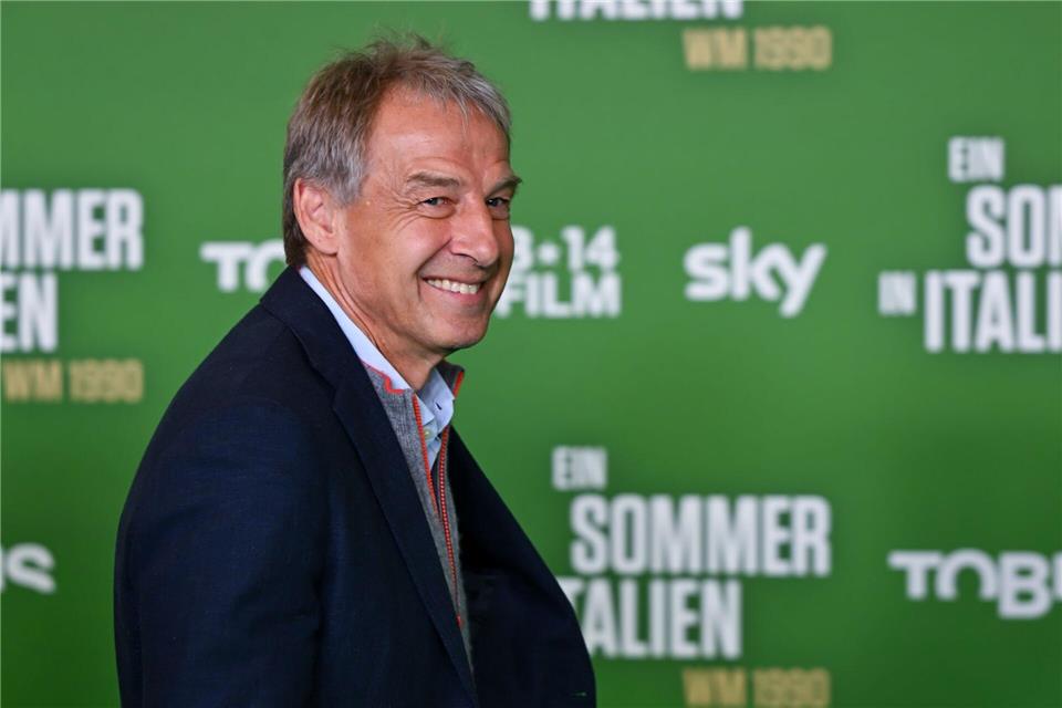 Immer schön positiv: Jürgen Klinsmann spricht über die deutschen WM-Aussichten. (Archivbild)Sven Hoppe/dpa