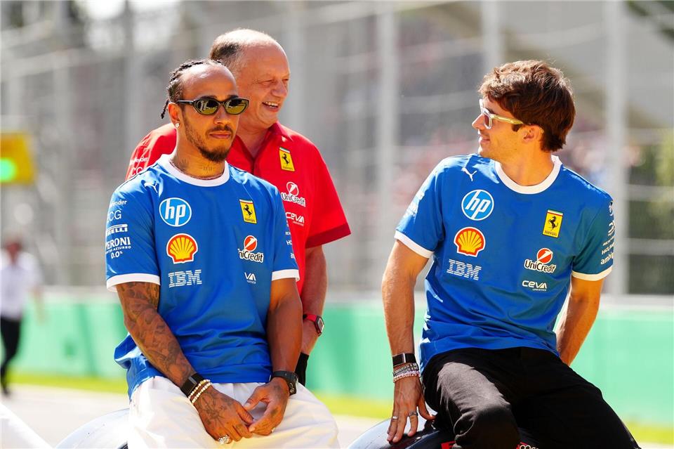 Immer wieder gibt es auch Misstöne im Ferrari-Team.David Davies/PA Wire/dpa