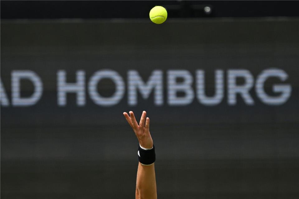 In Bad Homburg wird im Sommer wieder Weltklasse-Tennis geboten. (Archivbild)Arne Dedert/dpa