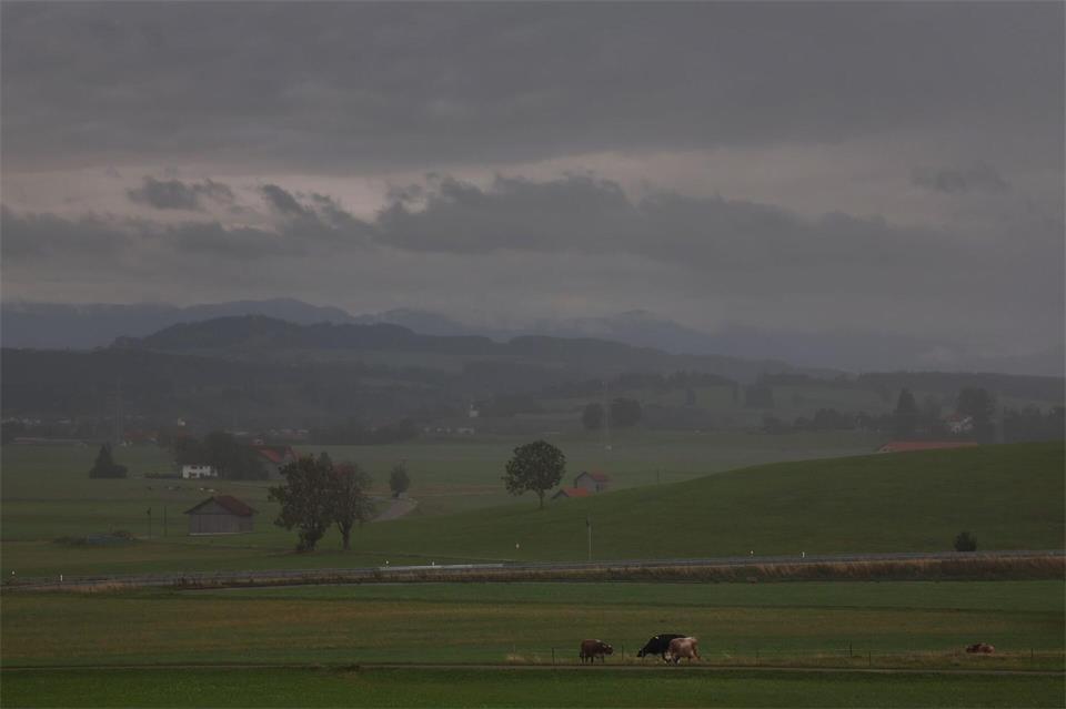 In Bayern gab es Gewitter. Karl-Josef Hildenbrand/dpa