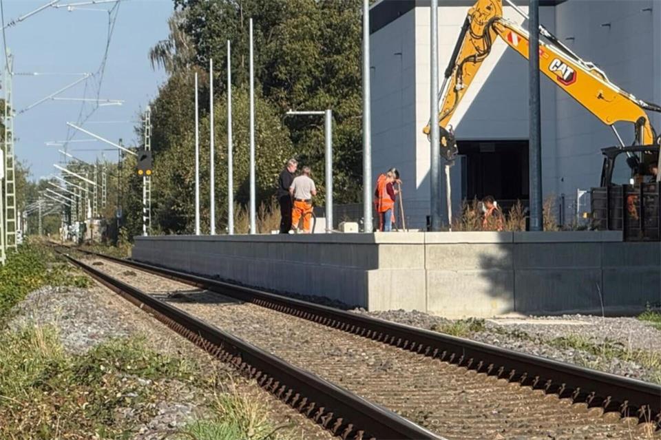 In Bocholt-Mussum entsteht derzeit ein neuer Bahnhaltepunkt.
