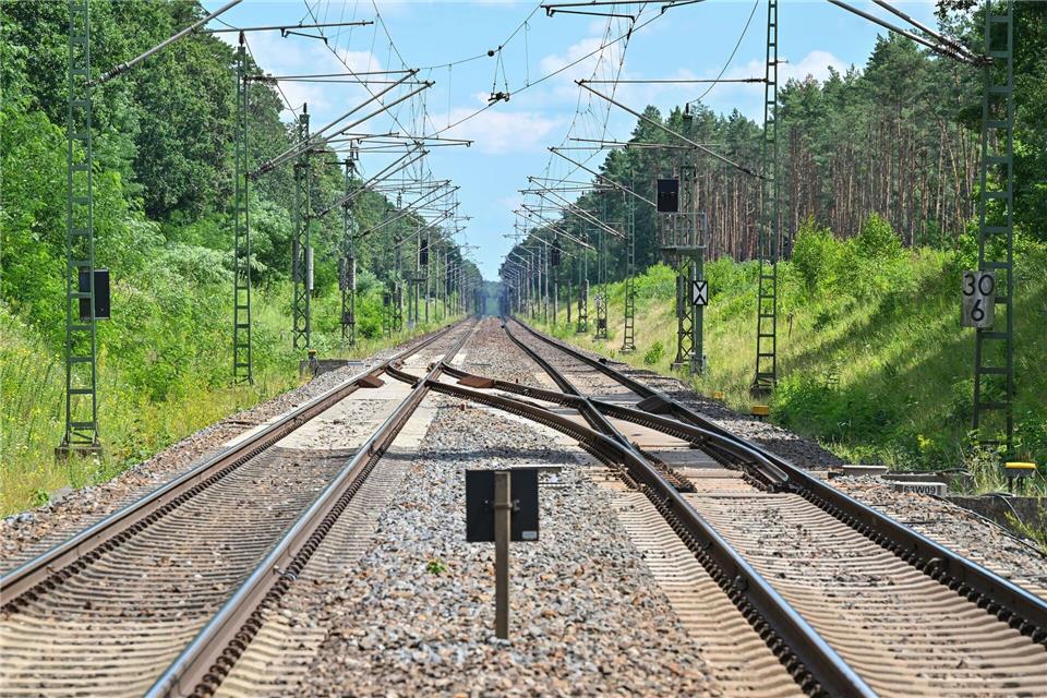 In Brandenburg steht die Reaktivierung alter Bahnstrecken zur Debatte. (Archivbild)Patrick Pleul/dpa