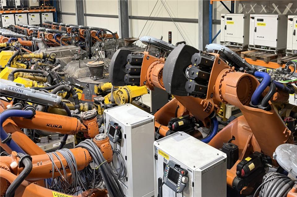 In Burlo lagern mehr als 400 einsatzbereite Roboter.