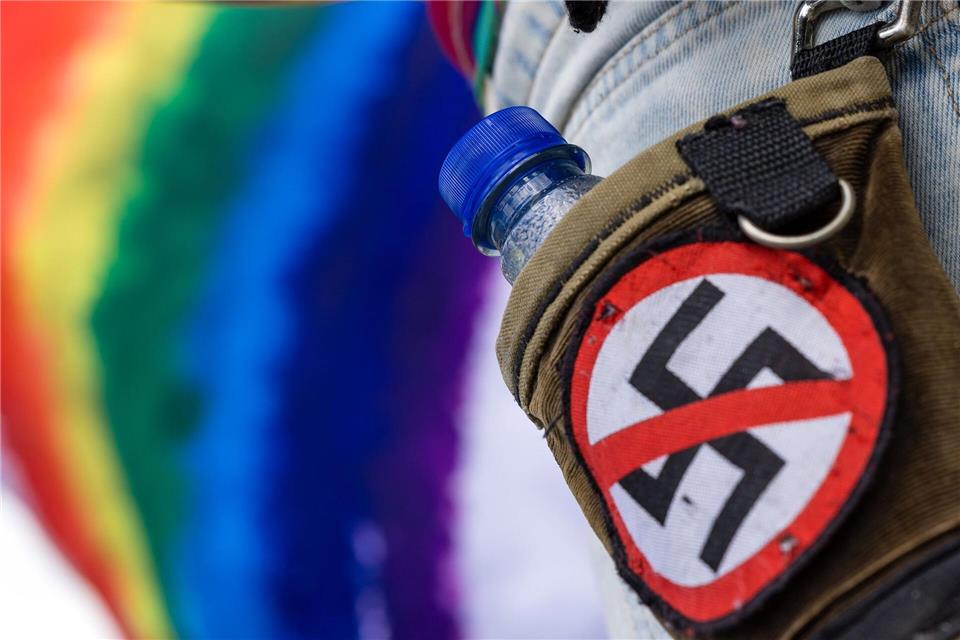 In Cottbus fand am Samstag eine CSD-Veranstaltung statt. Frank Hammerschmidt/dpa