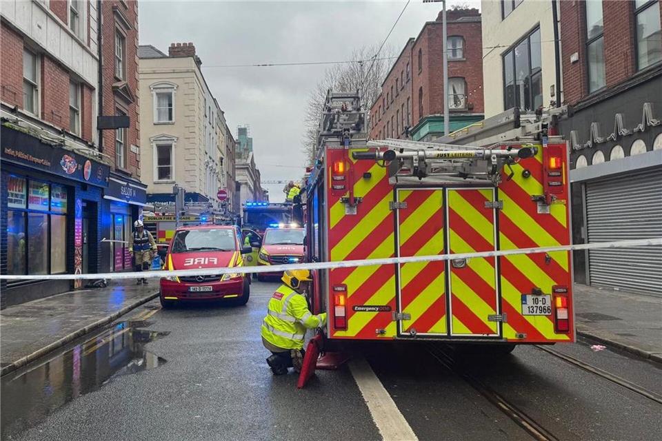 In Dublin hat sich ein Busunfall ereignet. Bairbre Holmes/PA Wire/dpa