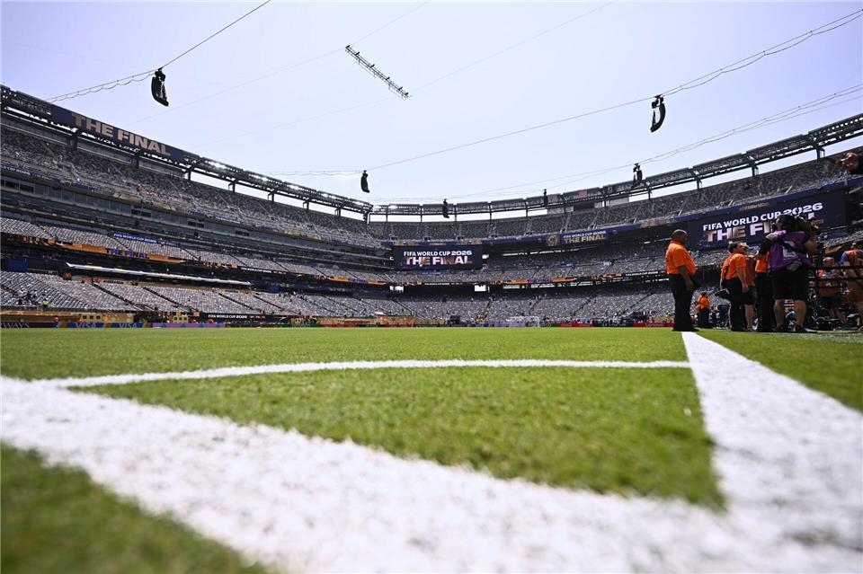 In East Rutherford wird das Endspiel ausgetragen.Tom Weller/dpa