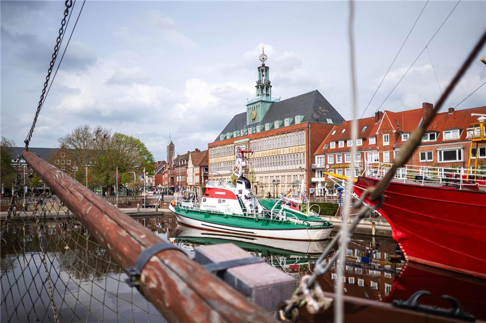 In Emden fand 2000 die erste Nationale Maritime Konferenz statt. Sina Schuldt/dpa