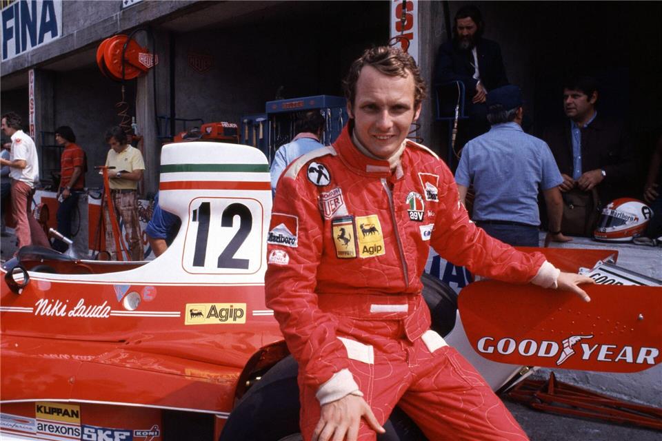In Erinnerung an Lauda ersten WM-Titel bekommen die Ferraris in Monza eine spezielle Lackierung. Lapresse/Lapresse via ZUMA Press/dpa