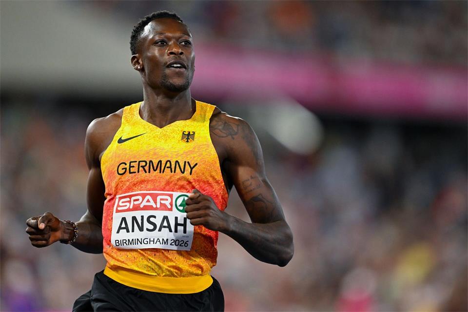In Europa noch ganz vorne, beim Diamond-League-Meeting in Chorzow ohne Chance: Owen Ansah. (Archivbild)Sven Hoppe/dpa