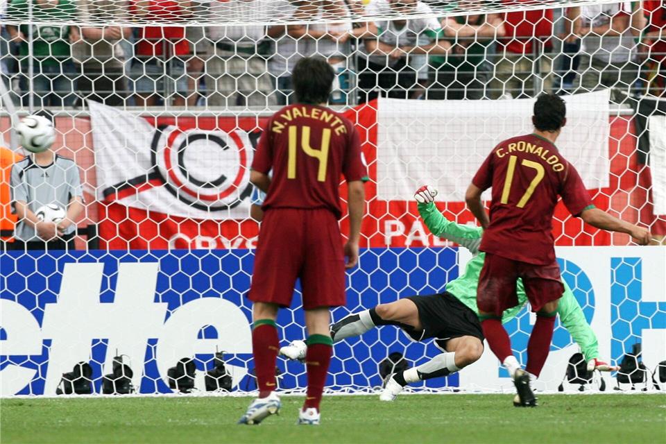 In Frankfurt erzielte Superstar Christiano Ronaldo seinen ersten WM-Treffer.Bernd Weißbrod/dpa