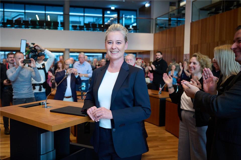 In Gelsenkirchen siegte die SPD-Politikerin Andrea Henze über den AfD-Herausforderer.Bernd Thissen/dpa