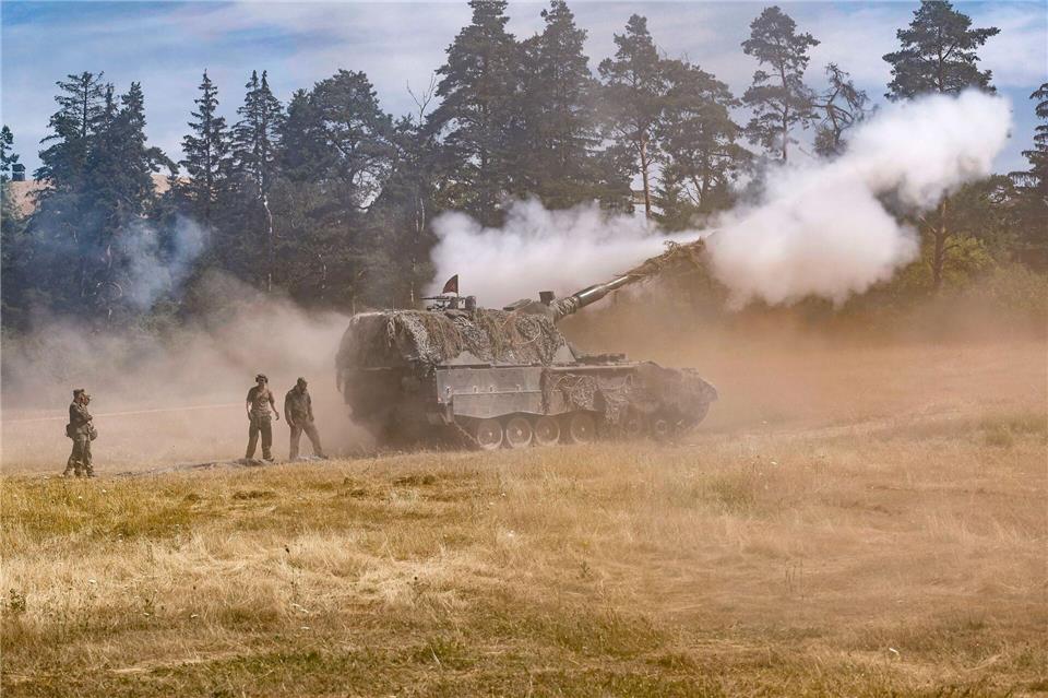 In Grafenwöhr betreiben die USA den größten Truppenübungsplatz außerhalb des Landes. (Archivbild)Daniel Löb/dpa