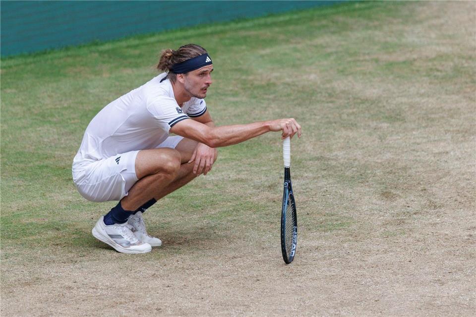 In Halle machte die Diabetes-Erkrankung Alexander Zverev Probleme. (Archivbild)Friso Gentsch/dpa