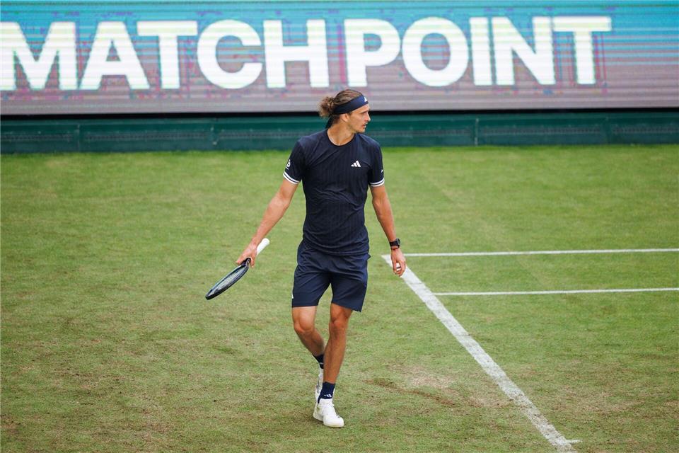 In Halle nur noch im Einzel dabei: Alexander Zverev.Friso Gentsch/dpa