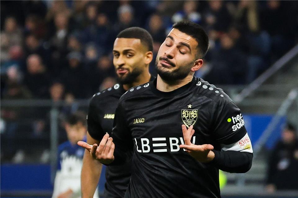 In Hamburg war sein Tor letztlich zu wenig für den VfB: Deniz Undav.Christian Charisius/dpa