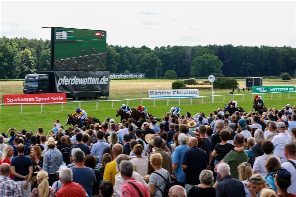 In Hoppegarten steht der nächste Renntag an. Gerald Matzka/dpa-Zentralbild/dpa