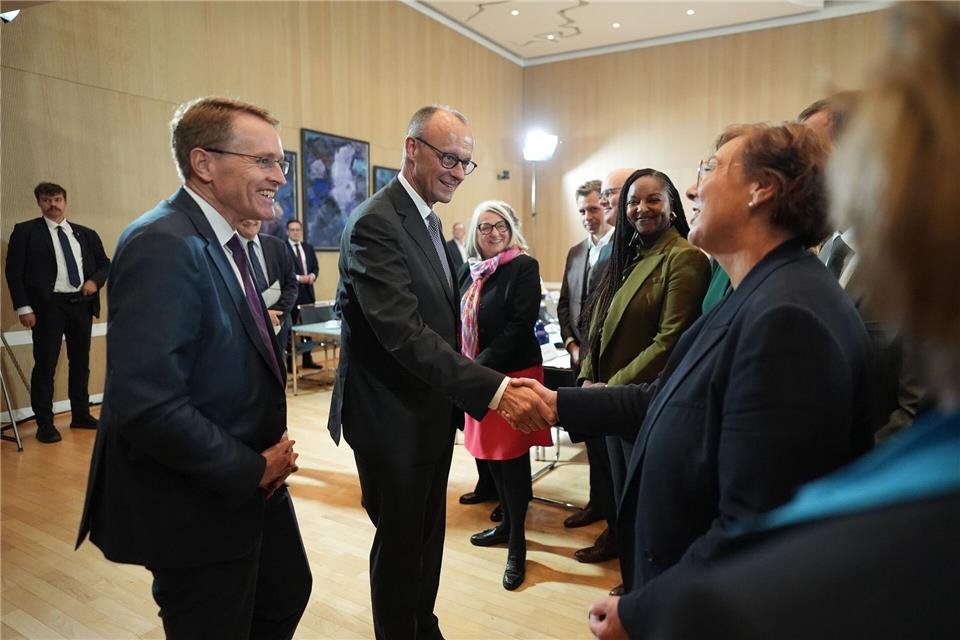 In Husum nimmt Merz an einer Kabinettssitzung teil.Marcus Brandt/dpa