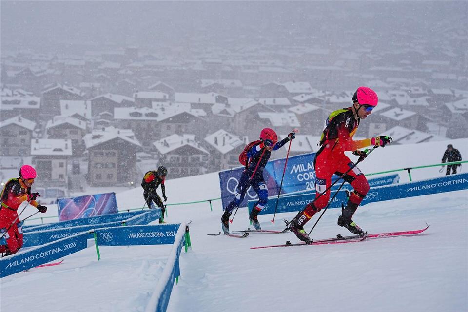 In Italien gab Skibergsteigen in diesem Februar sein Olympia-Debüt. (Archivbild)Michael Kappeler/dpa