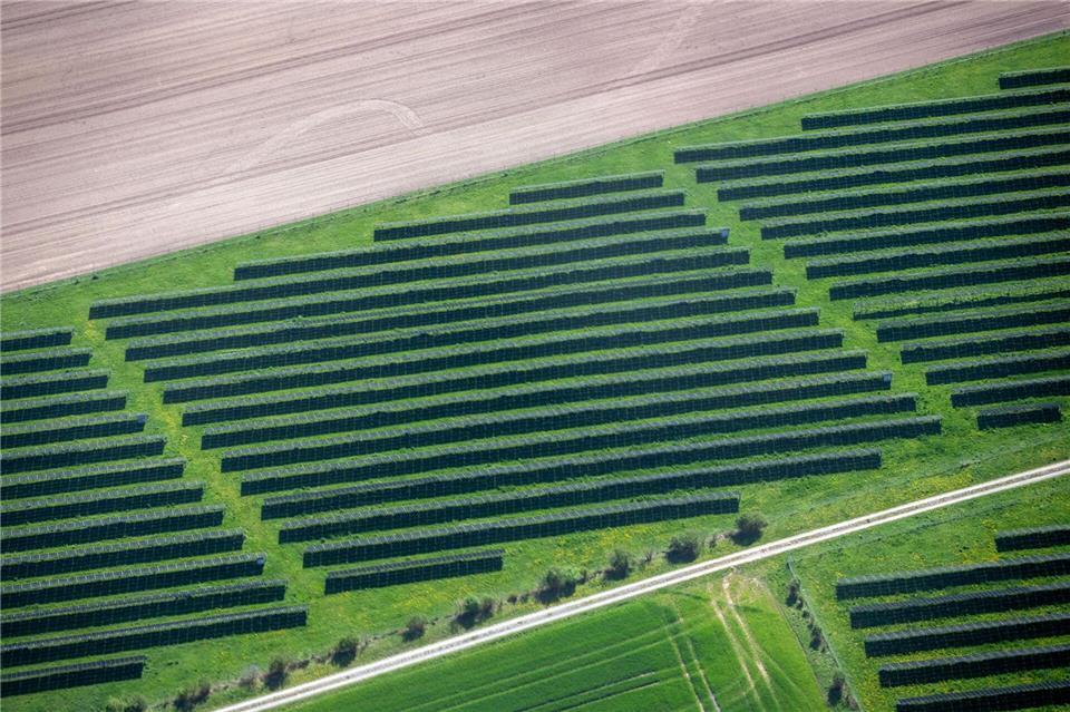 In Krommert soll eine Freiflächensolaranlage auf einer Fläche von 58 Hektar entstehen.