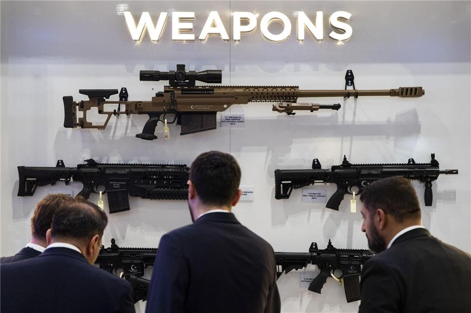 In London gilt die DSEI als wichtigste Verteidigungs- und Sicherheitsmesse des Vereinigten Königreichs. (Archivbild)Ben Whitley/PA Wire/dpa