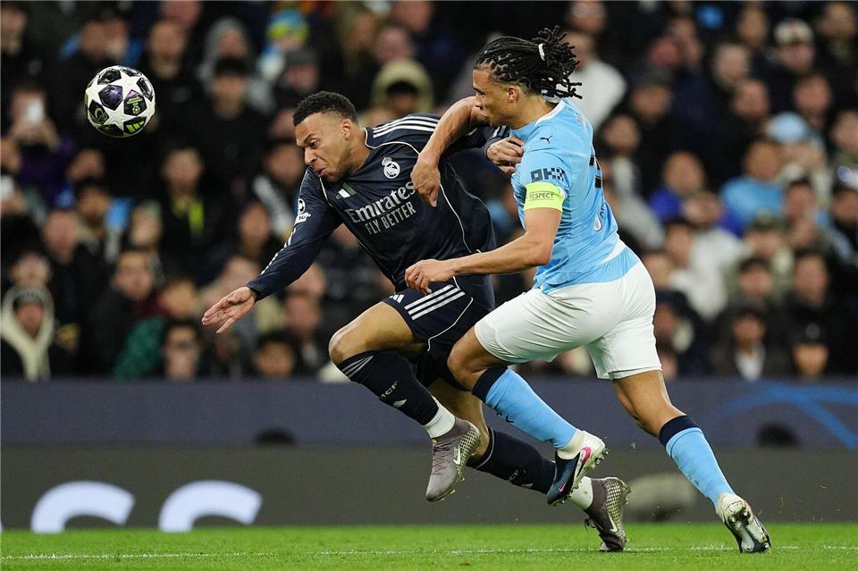 In Manchester durfte Mbappé wieder auf Torejagd gehen. (Archivbild)Martin Rickett/PA Wire/dpa