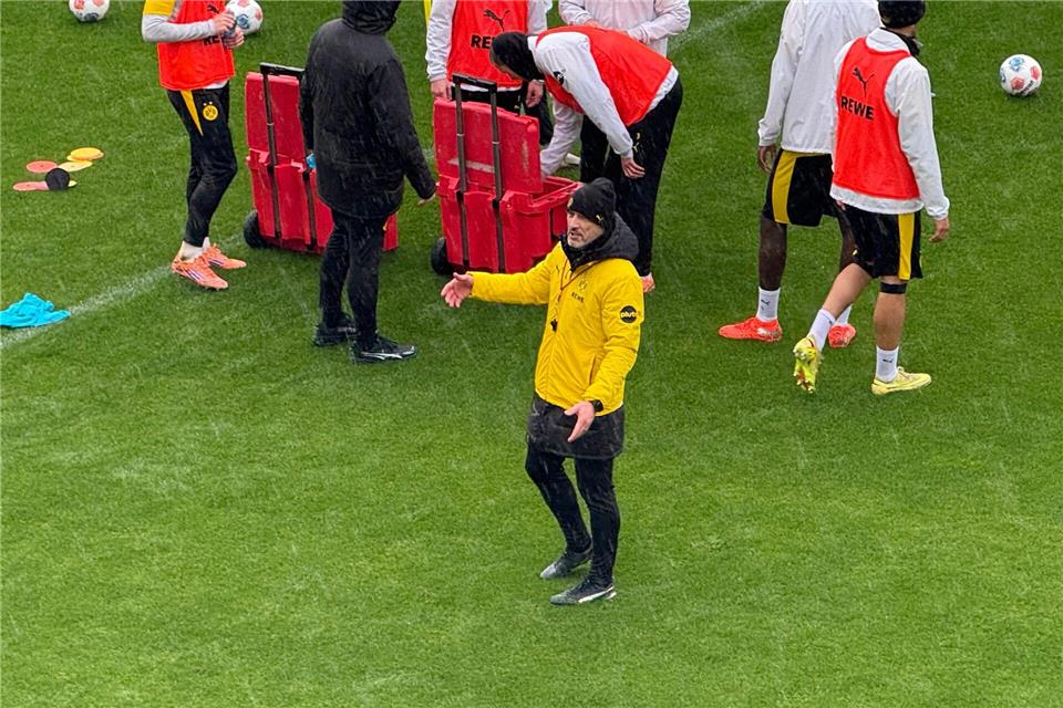 In Marbella arbeitete Borussia Dortmund bis Donnerstag vor allem an der Offensive.  (Archivbild)Carsten Lappe/dpa