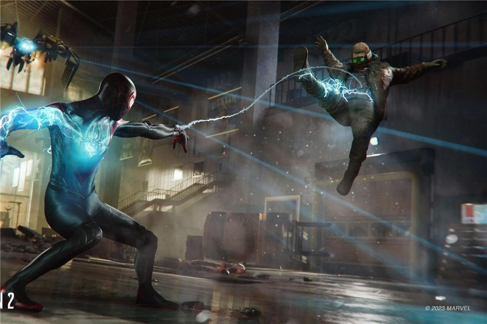 In „Marvels Spider-Man 2“ etwa kann man den schnellen Pro-Leistungsmodus oder den Qualitätsmodus einstellen.Marvel/Sony Interactive Entertainment/dpa-tmn