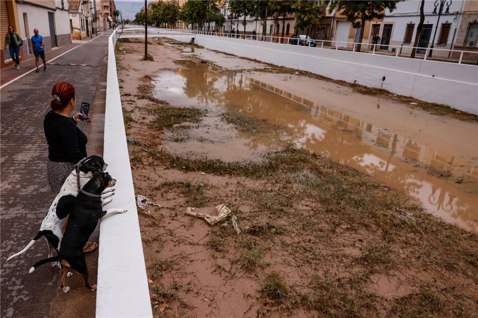 In Mitleidenschaft gezogen wurden vor allem die Region Valencia sowie Ibiza und Formentera.Rober Solsona/EUROPA PRESS/dpa