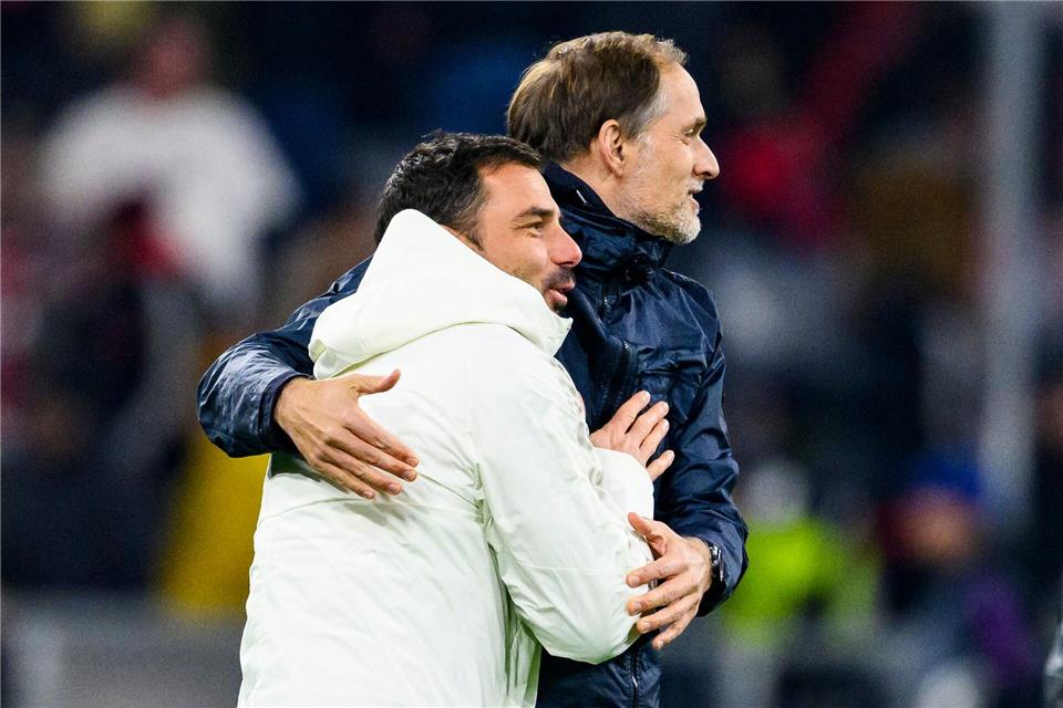 Löw folgt auf Rose: RB Leipzig drückt den Panikknopf In München, Paris und London arbeitete Zsolt Löw (l) unter Trainer Thomas Tuchel.Tom Weller/dpa